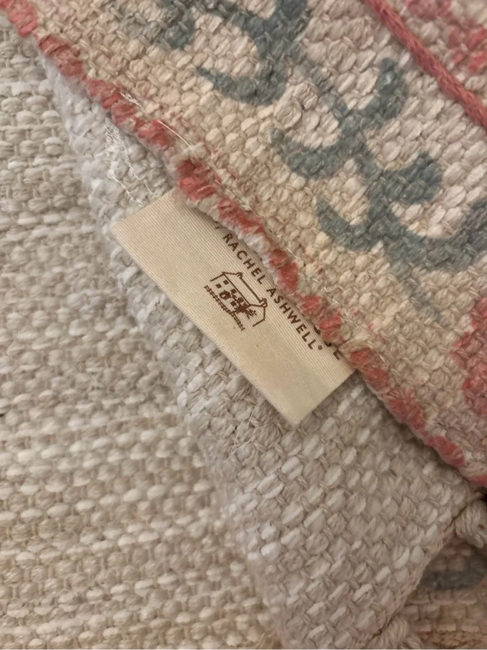 Floral embroidered rugs set of 2 NWT